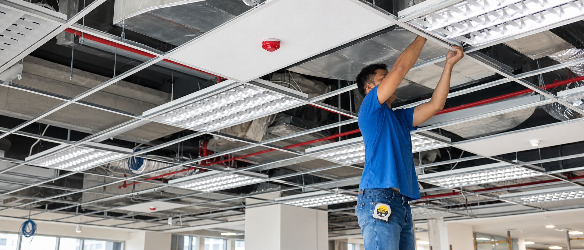 Suspended ceiling interior